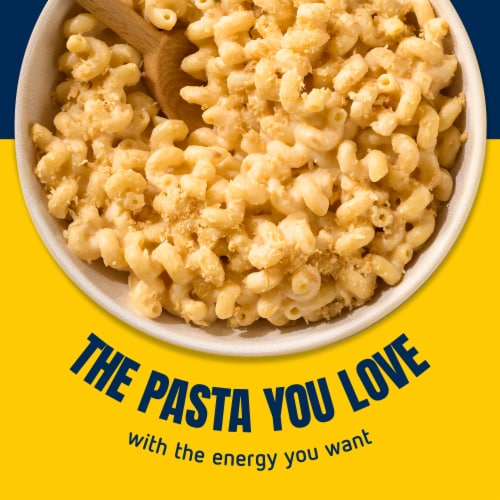 Barilla Protein+ (Plus) Cellentani Pasta Non-GMO and Kosher Certified Plant Based Protein Pasta Perspective: right