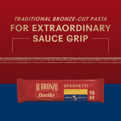 Barilla Al Bronzo Spaghetti Pasta Perspective: right