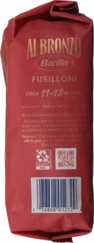 Barilla Al Bronzo Fusilloni Pasta Perspective: right
