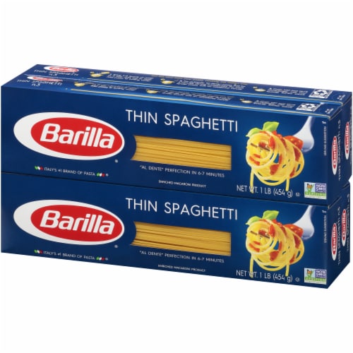 Barilla® Thin Spaghetti Multipack Perspective: right
