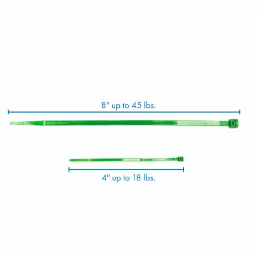 Great Neck Tools Cable Ties - Green Perspective: right