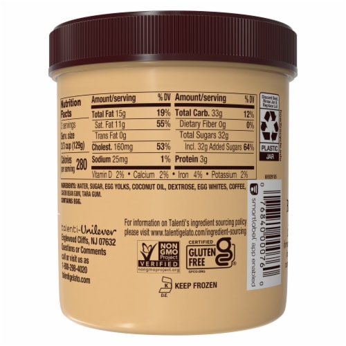 Talenti® Dairy-Free Cold Brew Coffee Sorbetto Perspective: right