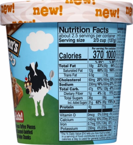 Ben & Jerry's® Dulce Delish Ice Cream Pint Perspective: right