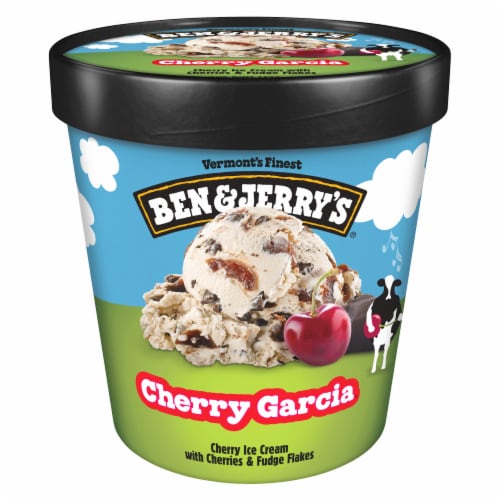 Ben & Jerry's Cherry Garcia® Ice Cream Pint Perspective: right