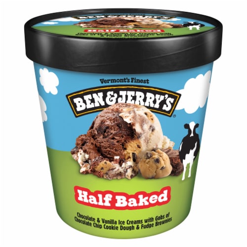 Ben & Jerry's Pint Half Baked® Ice Cream Perspective: right