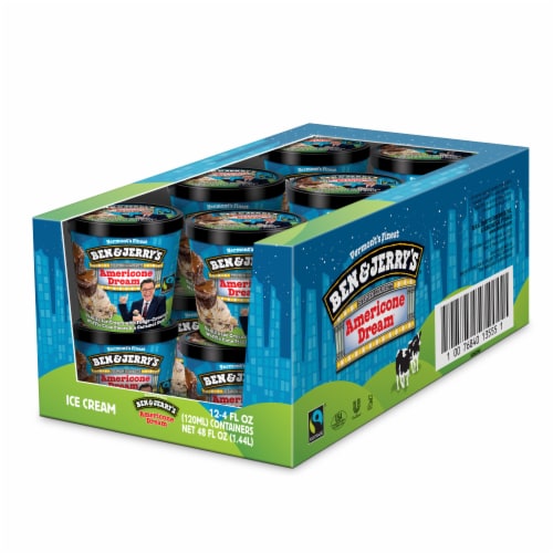 Ben & Jerry's Americone Dream with Vanilla Ice Cream Cup Perspective: right