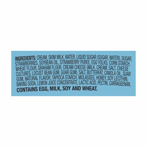 Ben & Jerry's Strawberry Cheesecake Ice Cream Perspective: right