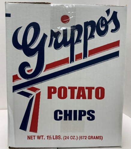 Grippo's Potato Chip Box Perspective: right