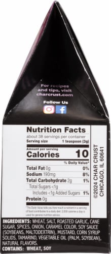 Char Crust® Roasted Garlic Peppercorn Meat and Fish Dry Rub Seasoning Perspective: right