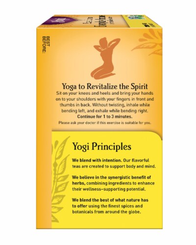 Yogi® Sweet Lemon Everyday Immune Tea Perspective: right