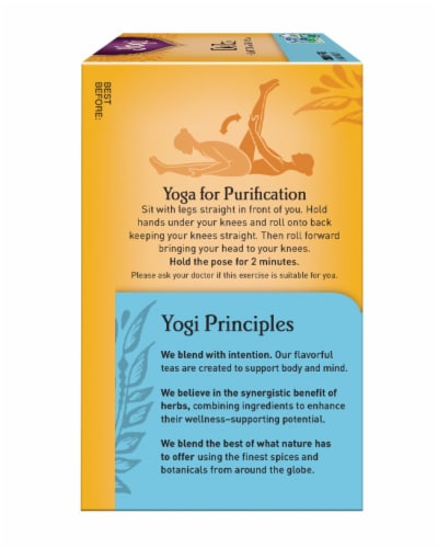 Yogi Detox Organic Herbal Tea Bags Perspective: right
