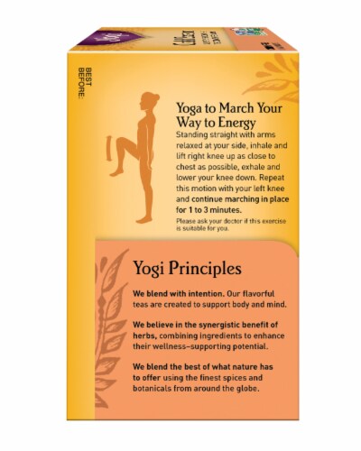 Yogi Cold Season Caffeine Free Tea Bags Perspective: right