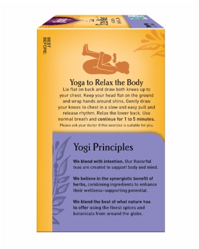 Yogi Kava Stress Relief Tea Bags Perspective: right