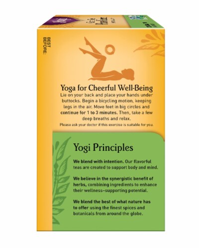 Yogi Pure Green Tea Bags Perspective: right
