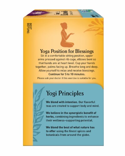 Yogi Comforting Chamomile Caffeine Free Tea Bags Perspective: right