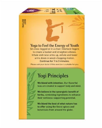 Yogi Blueberry Slim Life Green Tea Bags Perspective: right