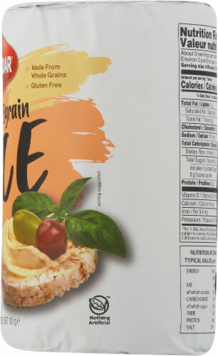 Haddar® Multigrain Himalayan Salt Rice Cakes Perspective: right