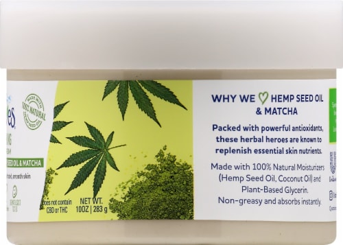 St. Ives Soothing Hemp Seed Oil & Matcha Soothing Body Cream Perspective: right