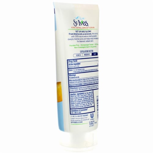 St. Ives® Acne Control Salicylic Acid Apricot Scrub Perspective: right