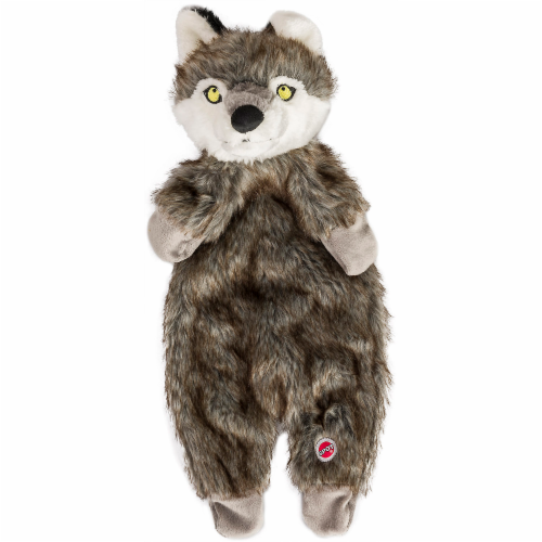 Spot Furzz Wolf Plush Dog Toy Perspective: right