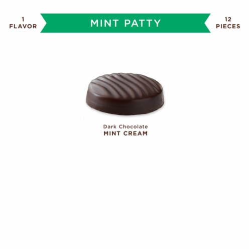 RUSSELL STOVER Dark Chocolate Mint Patty Bag Perspective: right