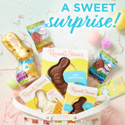 RUSSELL STOVER Easter Marshmallow Milk Chocolate Candy Easter Eggs Perspective: right