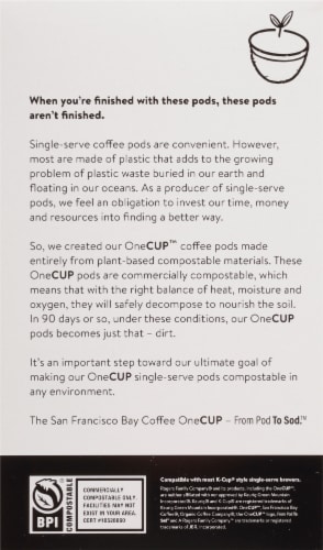 San Francisco Bay French Roast Single Serve Coffee Cups Perspective: right