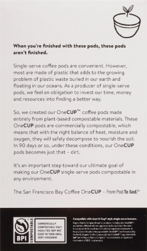 San Francisco Bay® French Roast Coffee Pods Perspective: right