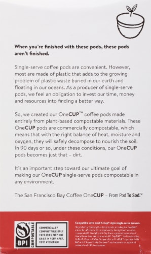 San Francisco Bay Fog Chaser Single Serve Coffee Cups Perspective: right
