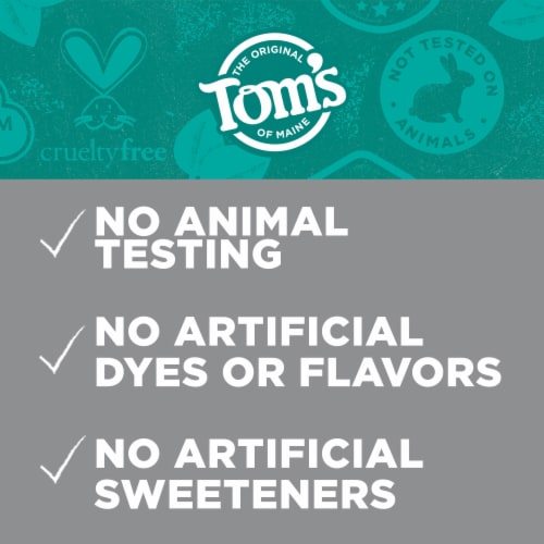 Tom's of Maine Natural Luminous White Toothpaste with Fluoride Clean Mint Perspective: right