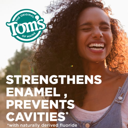 Tom's of Maine Whole Care Natural Toothpaste with Fluoride Wintermint Perspective: right