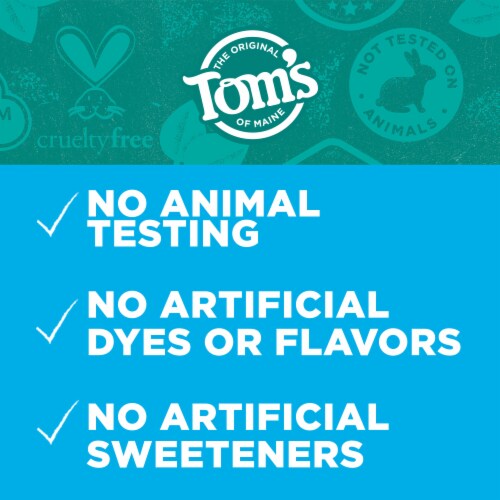 Tom’s of Maine Rapid Relief Toothpaste for Sensitive Teeth Fluoride Free Perspective: right
