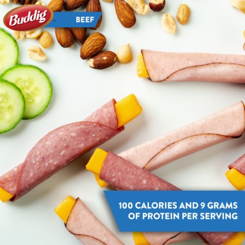 Buddig™ Thin-Sliced Smoked Beef Lunchmeat Perspective: right