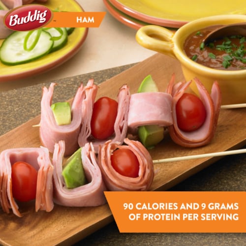 Buddig™ Thin-Sliced Smoked Ham Lunchmeat Perspective: right