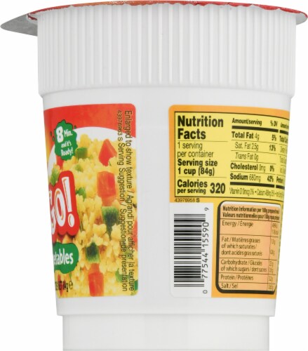 Osem® Couscous & Vegetable Meal Cup Perspective: right