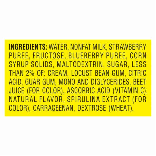 Popsicle Fruit Twister Peach Raspberry Vanilla Swirl Fruit & Milk Ice Pops Perspective: right