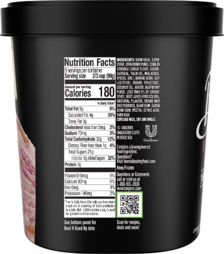 Breyers Very Berry Cobbler Ice Cream Perspective: right
