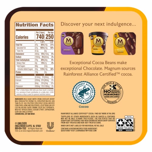 Magnum Double Caramel Ice Cream Bars Perspective: right