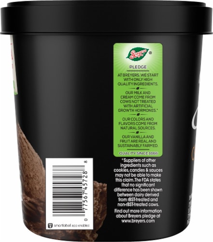 Breyers Original Chocolate Truffle Light Ice Cream Perspective: right