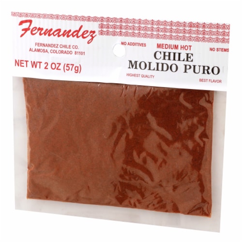 Fernandez Medium Hot Ground Chili Powder Perspective: right