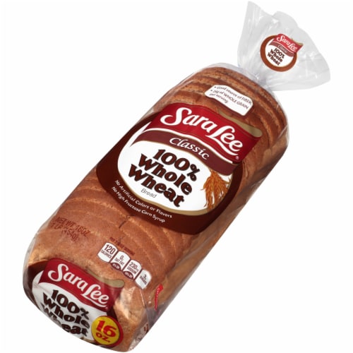 Sara Lee Classic 100% Whole Wheat Bread Perspective: right