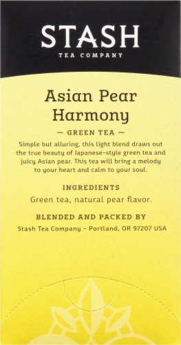 Stash Asian Pear Harmony Green Tea Bags Perspective: right