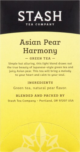 Stash Asian Pear Harmony Green Tea Bags Perspective: right