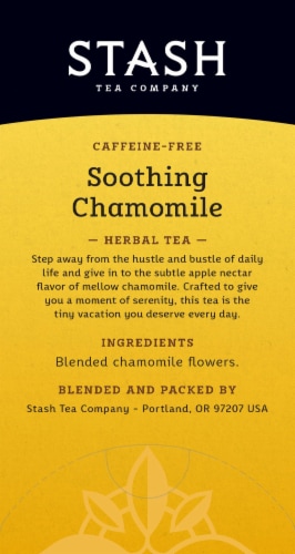 Stash Caffeine Free Chamomile Herbal Tea Perspective: right