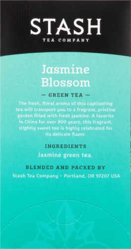 Stash Jasmine Blossom Green Tea Bags 20 Count Perspective: right
