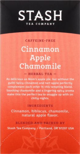 Stash Caffeine Free Apple Cinnamon Chamomile Herbal Tea Perspective: right