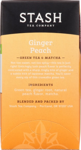 Stash Ginger Peach Matcha Green Tea Perspective: right