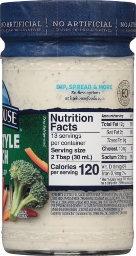 Litehouse™ Homestyle Ranch Dressing & Dip Perspective: right