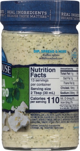 Litehouse Cotija Cilantro Dressing & Dip Perspective: right
