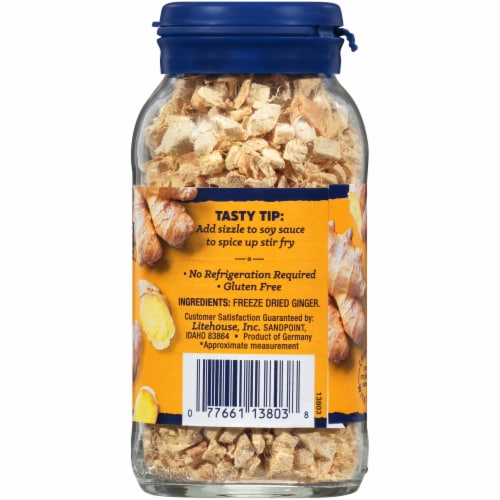 Litehouse™ Freeze Dried Ginger Perspective: right